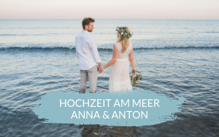 Hach, diese Hochzeit zu zweit am Strand – entspannter geht es nicht!