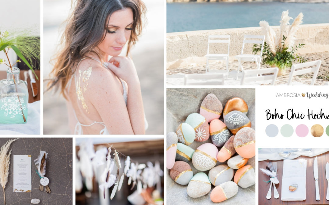 Boho Chic Hochzeit Deko