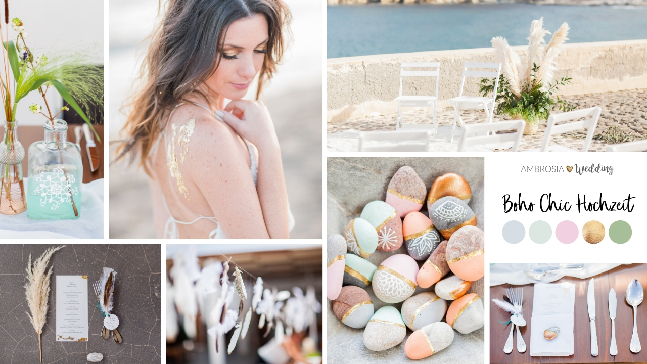 Boho Chic Hochzeit Deko